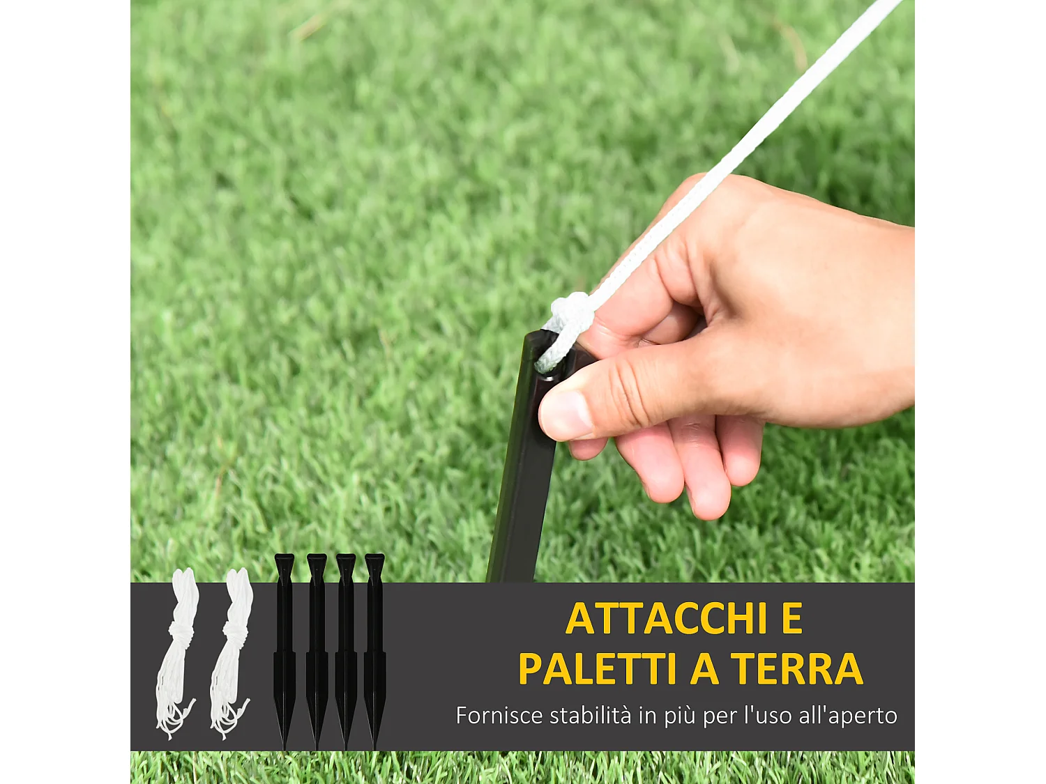 Babbo natale gonfiabile da 180cm con regalo e luci led