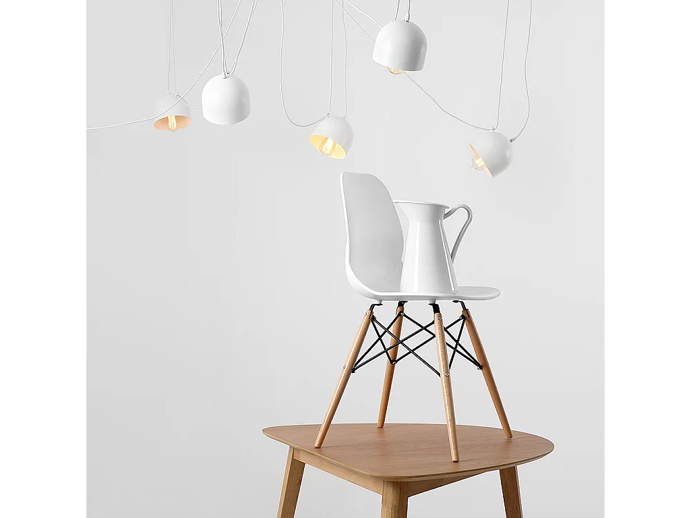 Lampe blanche Popo 6