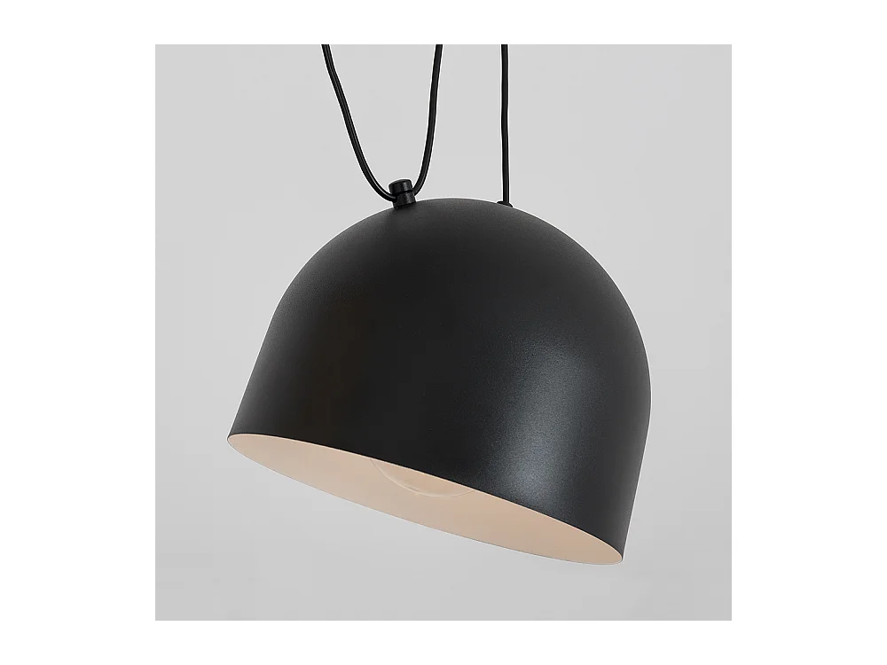 Hanglamp POPO L 2, zwart, Ø 23 cm