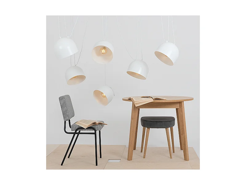 Lampe blanche Popo L 6