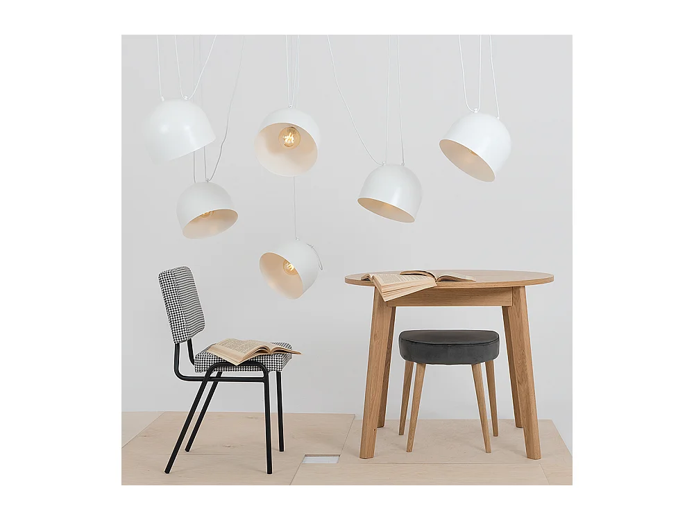 Lampe blanche Popo L 6