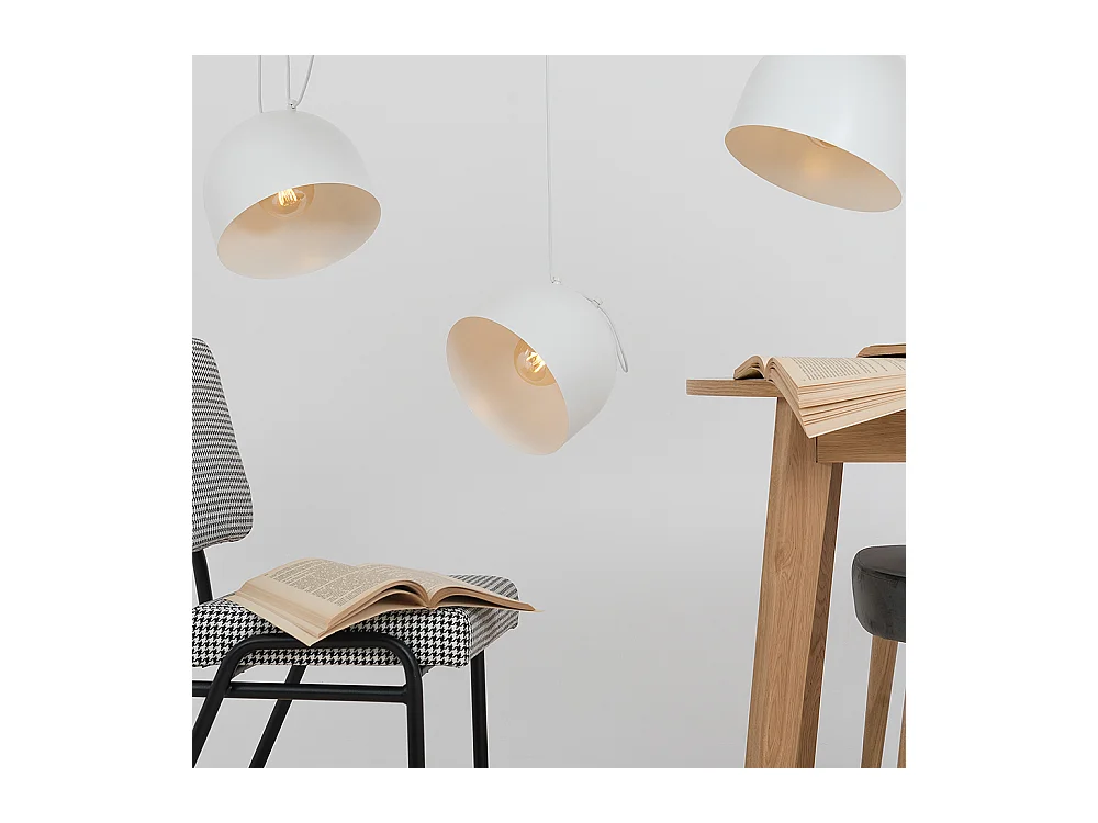 Lampe blanche Popo L 6