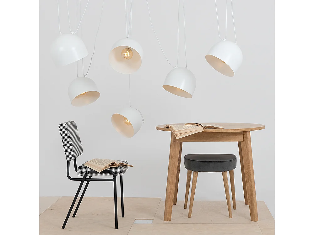 Lampe blanche Popo L 6