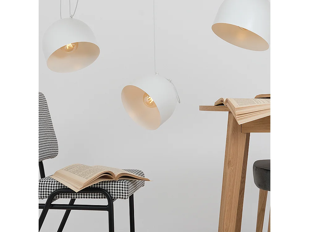 Lampe blanche Popo L 6