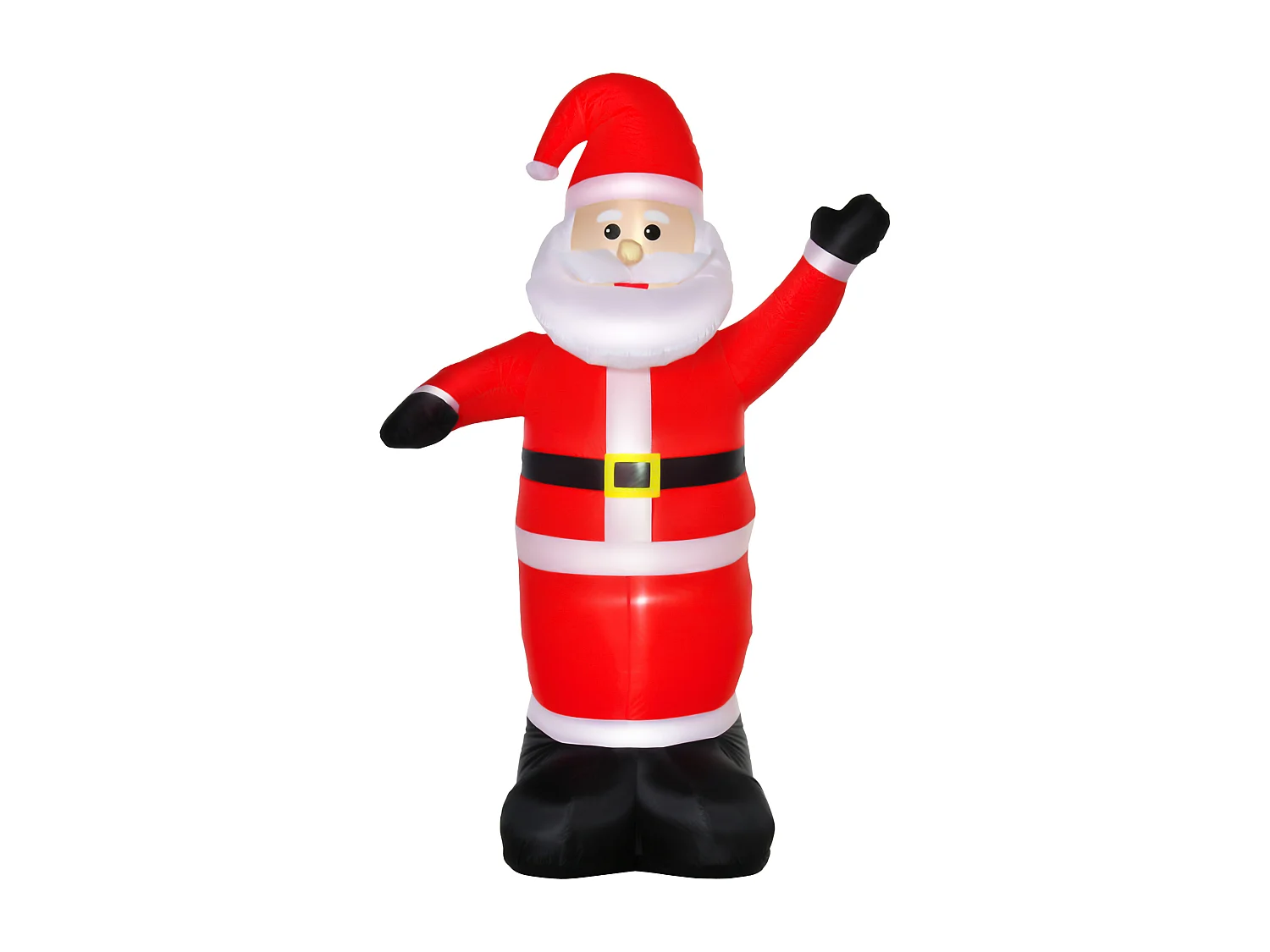 Babbo natale gonfiabile alto 248cm da esterno con luci led e accessori