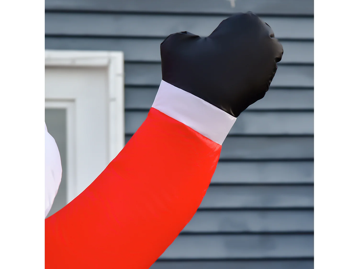 Babbo natale gonfiabile alto 248cm da esterno con luci led e accessori