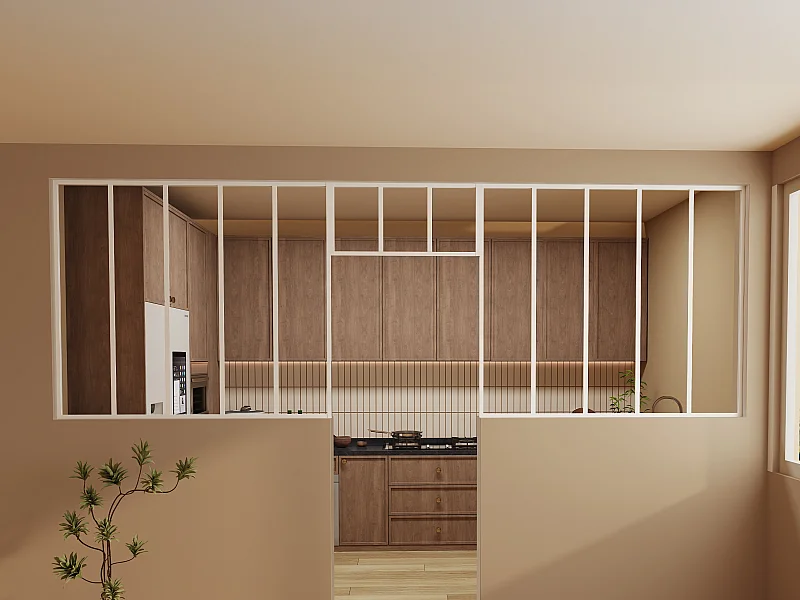 Lot de 2 verrières atelier avec imposte en aluminium thermolaqué - 2 x L150 x H130 + L83 x H40 cm - Blanc - BAYVIEW