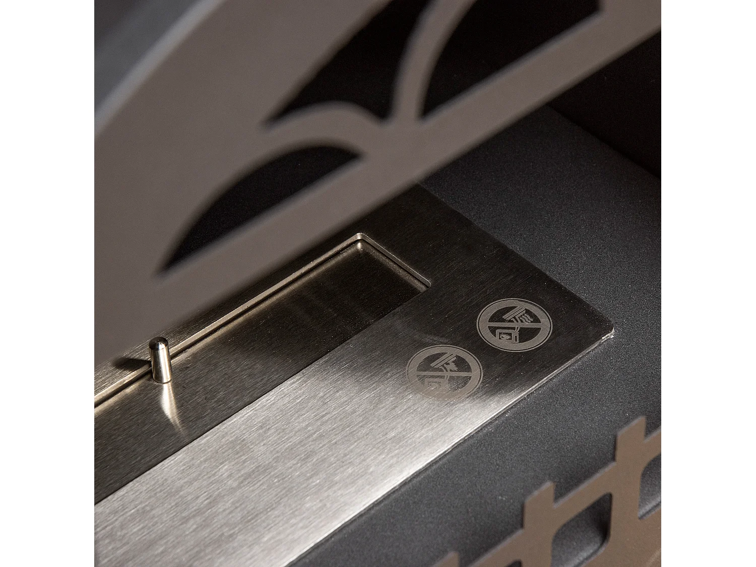 Camino bioetanolo in metallo 3h combustione serbatoio 0.9l nero