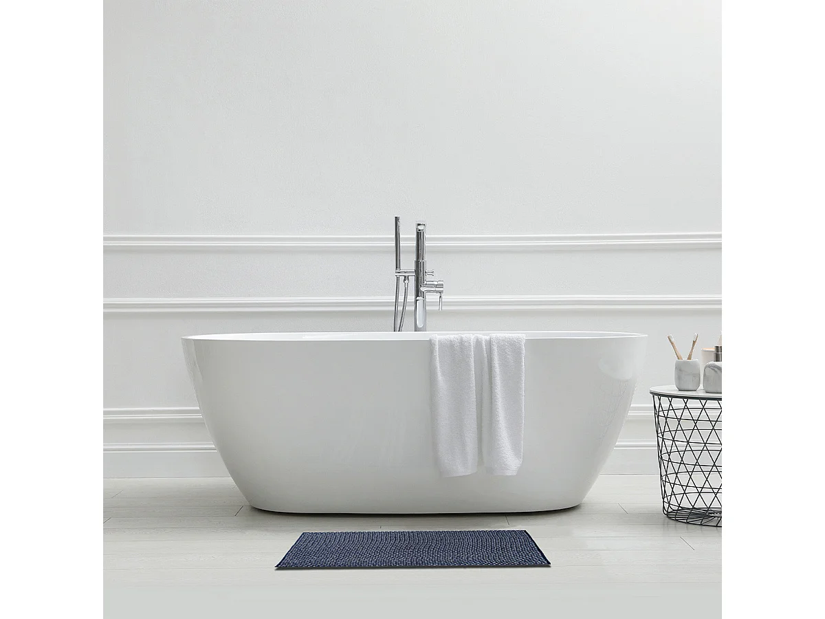 Tapis de bain déco en polyester 50x80cm