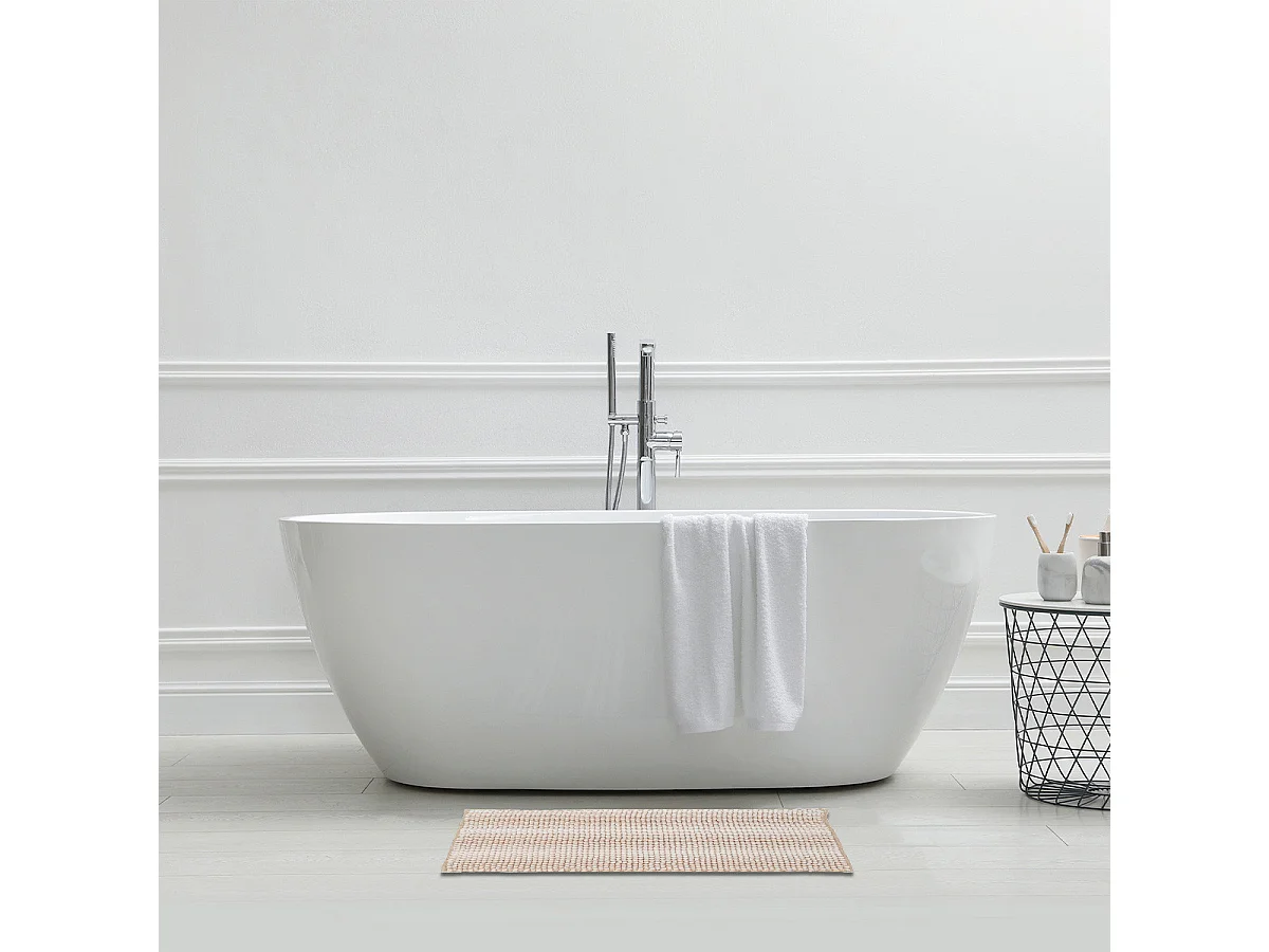 Tapis de bain déco en polyester 50x80cm