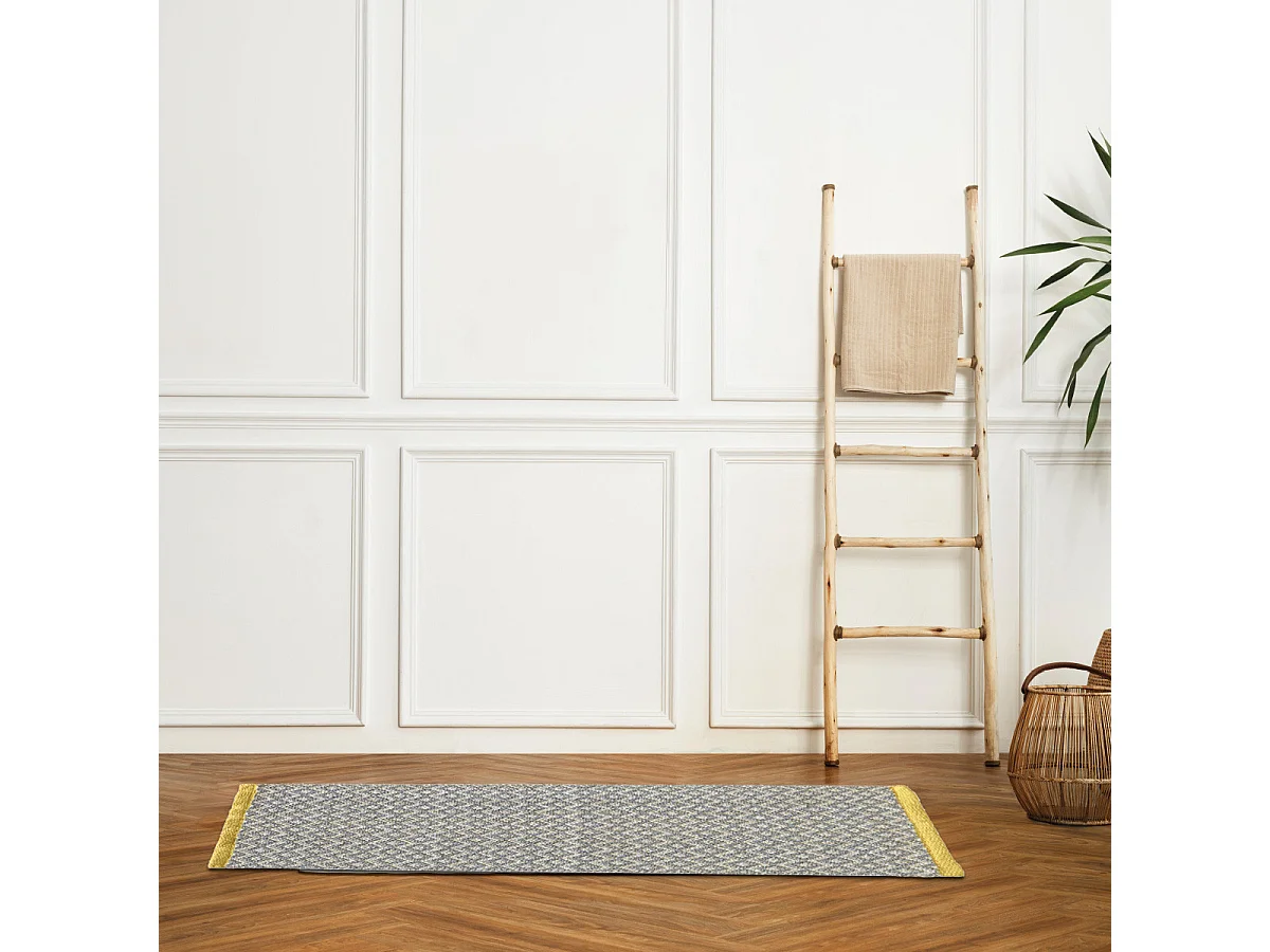 Tapis de bain déco en polyester 50x120cm