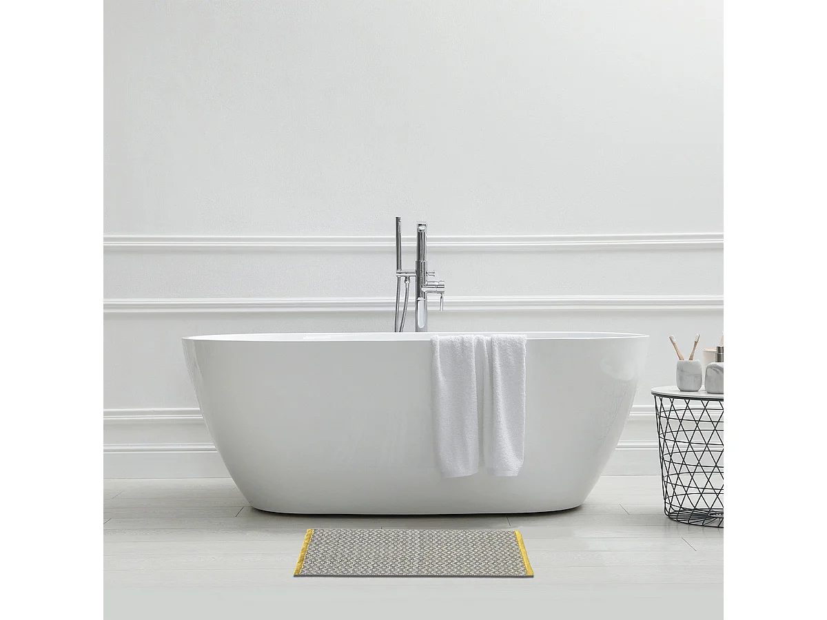 Tapis de bain déco en polyester 50x120cm