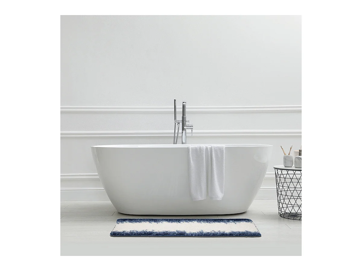 Tapis de bain déco en polyester 60x120cm