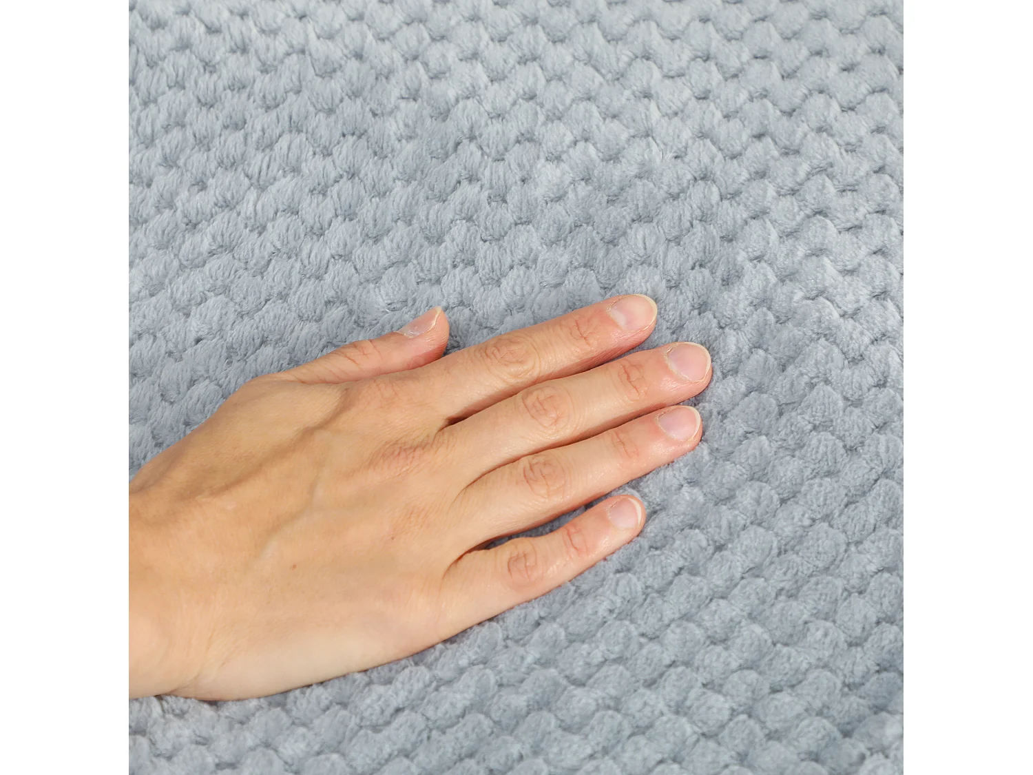 Coperta elettrica 160x140 cm con 5 livelli di calore grigio