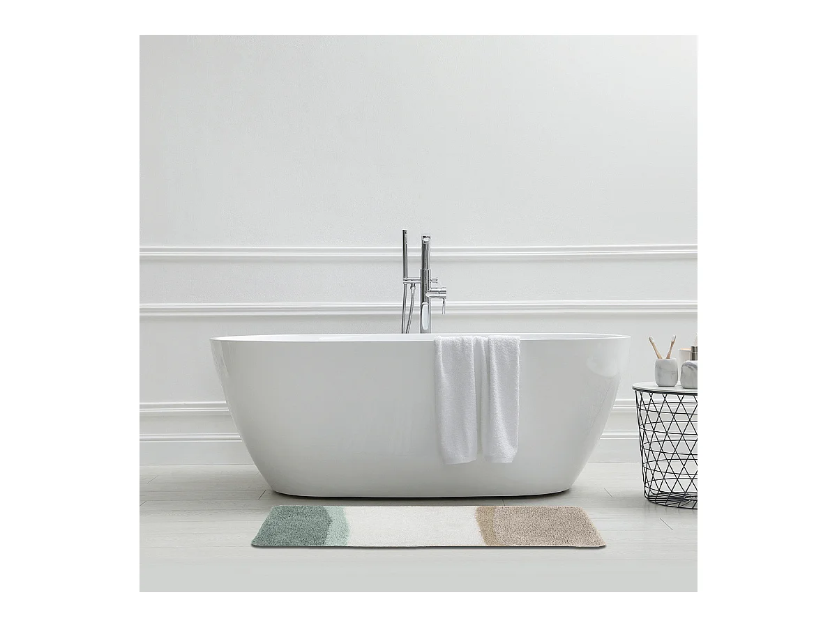 Tapis de bain déco en polyester 60x120cm