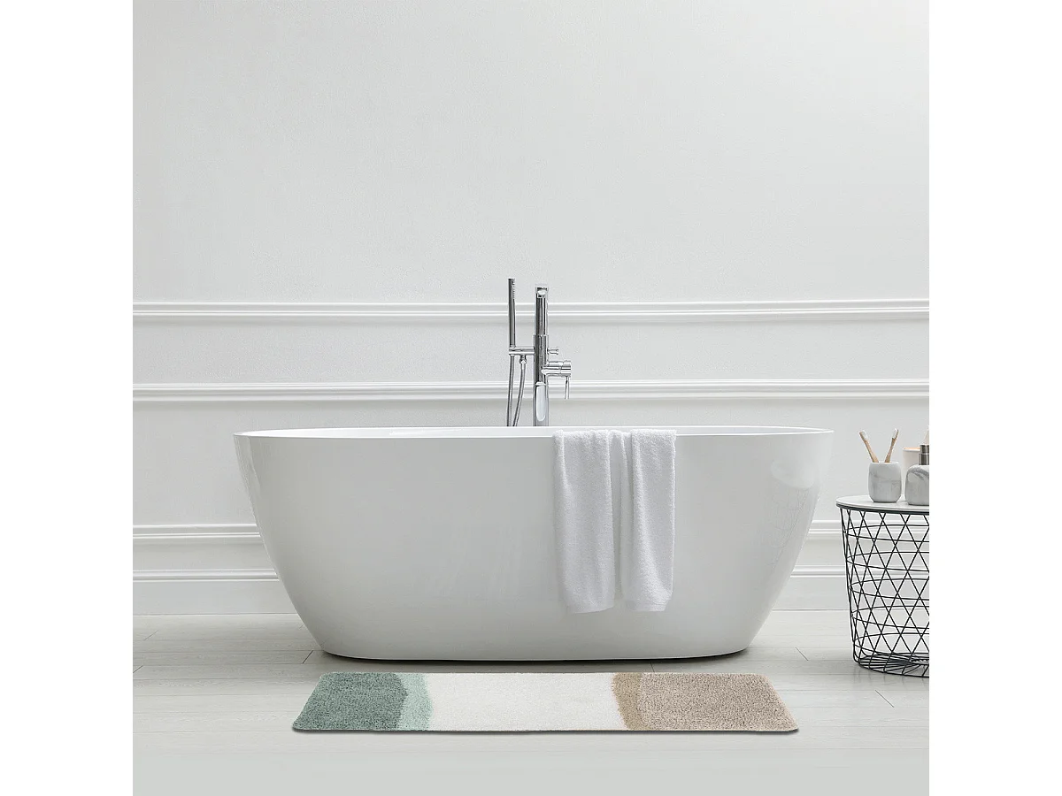 Tapis de bain déco en polyester 60x120cm