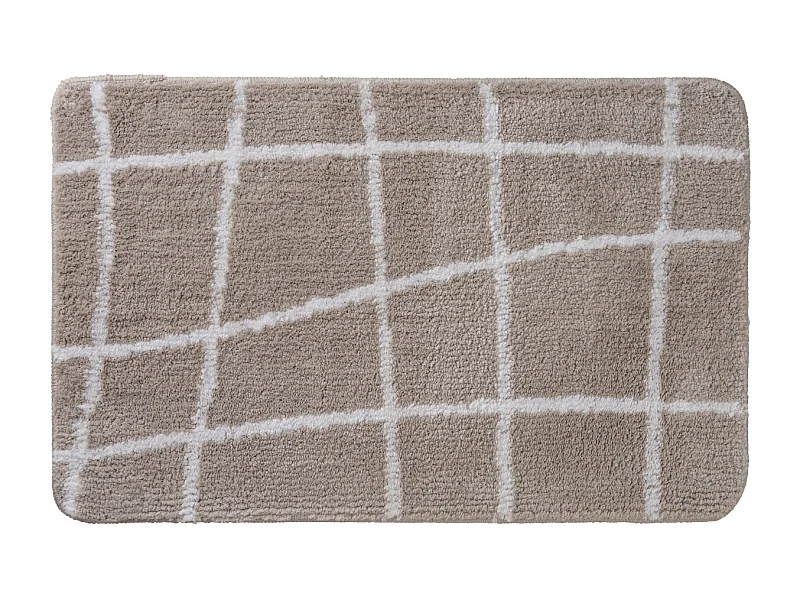 Tapis de bain déco en polyester 50x80cm