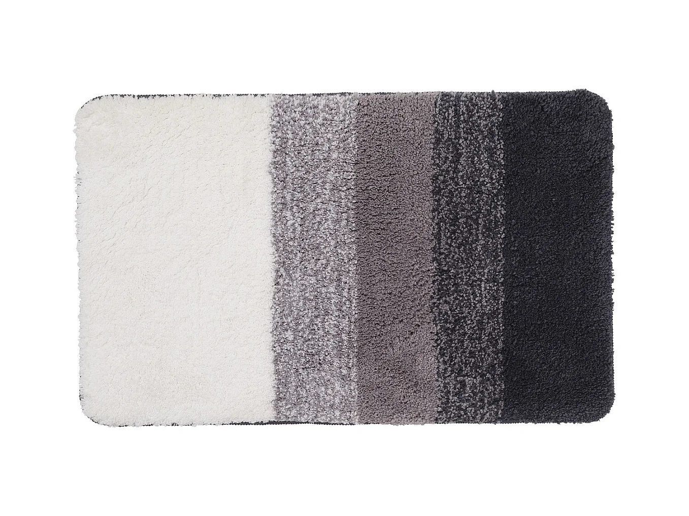 Tapis de bain déco dégradé en polyester 50x80cm