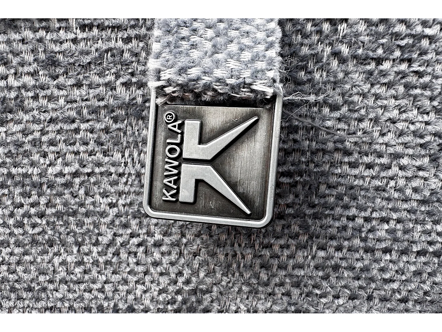 Sofá esquinero - antracita tejido plano - ADRIANA