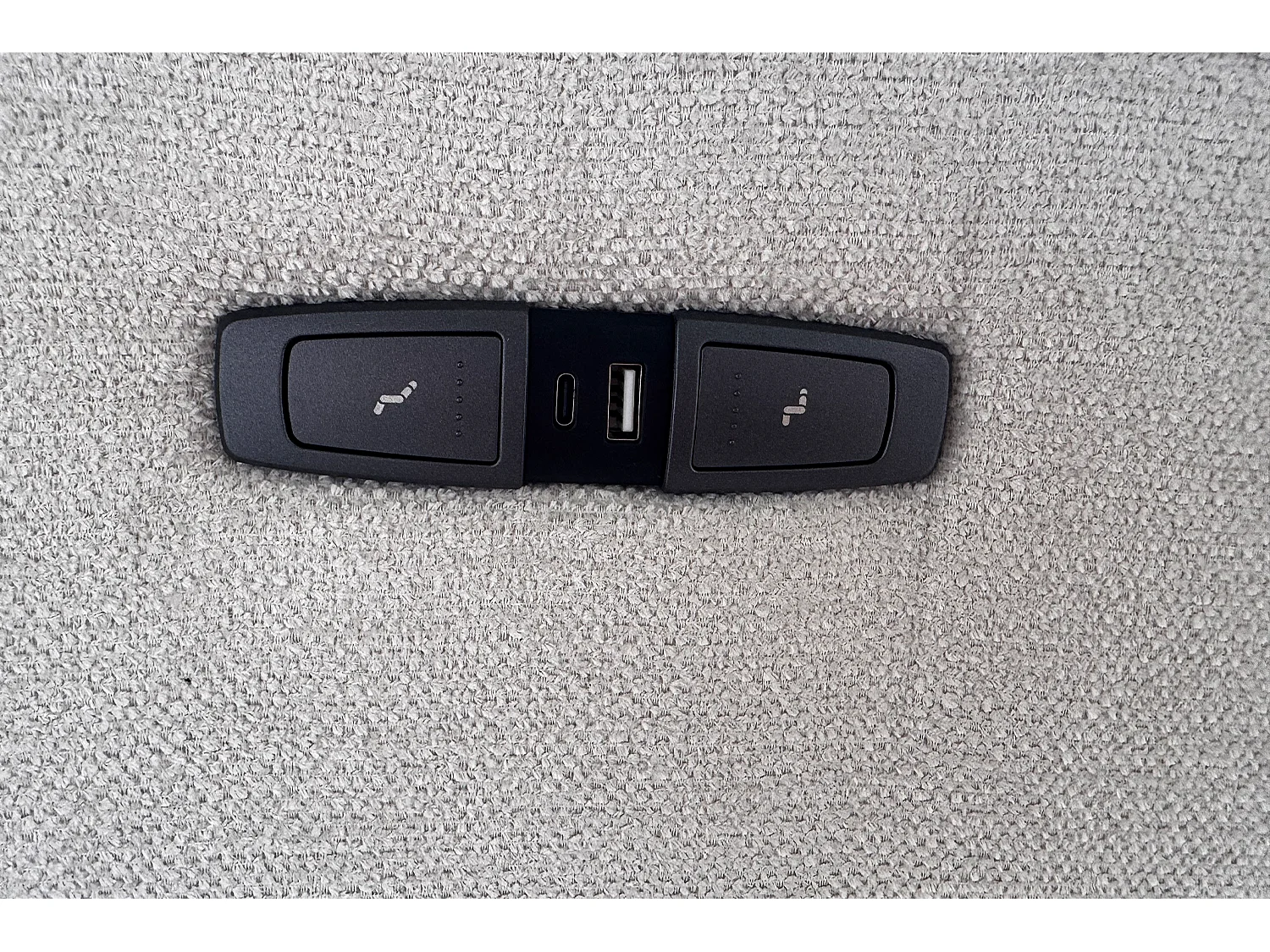 Sofá esquinero - gris claro tejido plano - ADRIANA