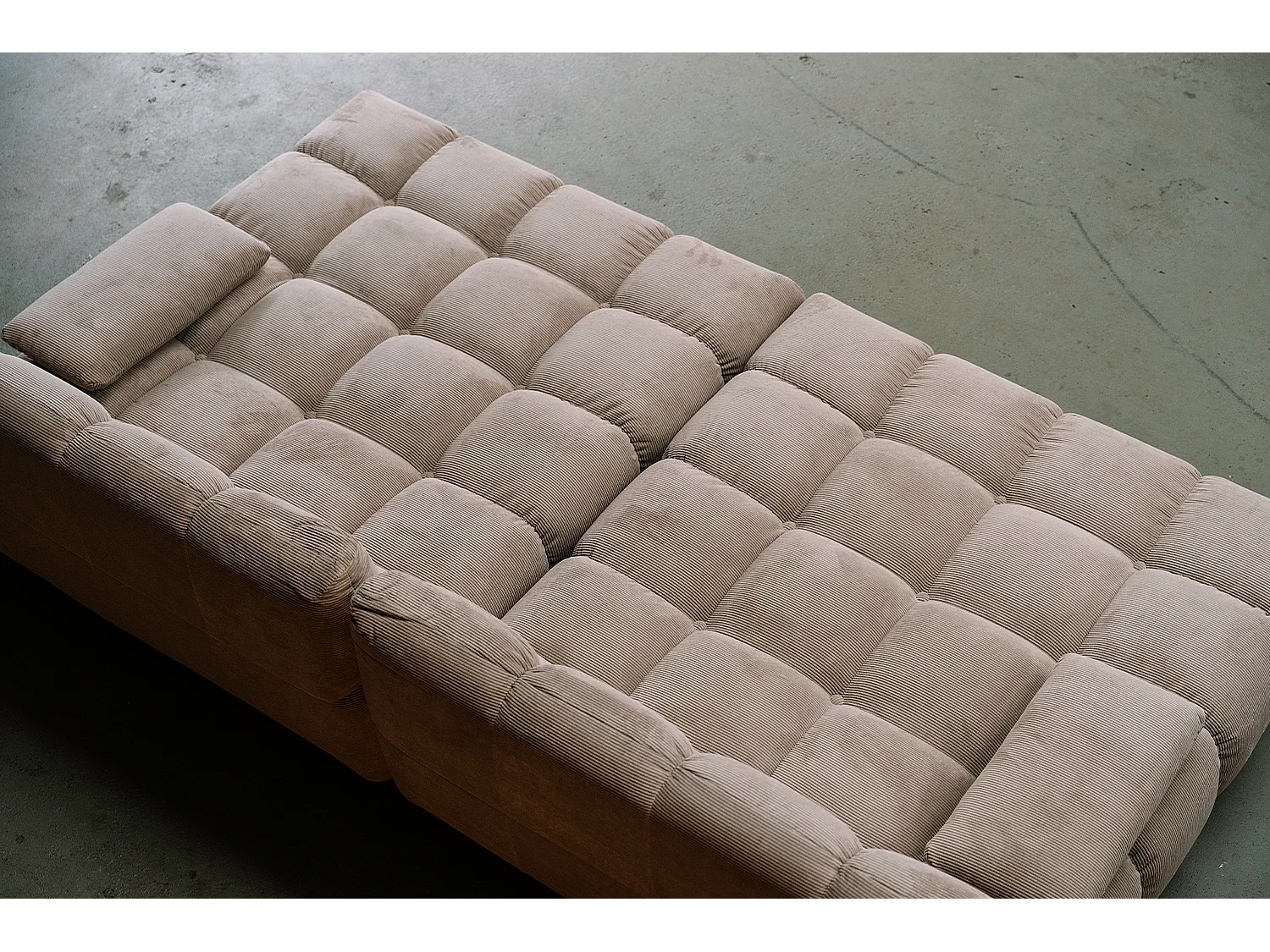 Grote bank - Beige Koord - VIVIEN