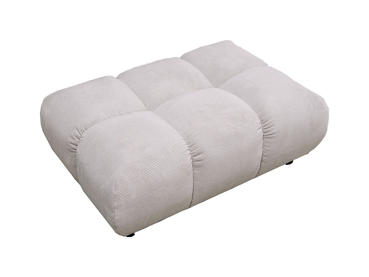 Gestoffeerde kruk - Zilver Koord - VIVIEN