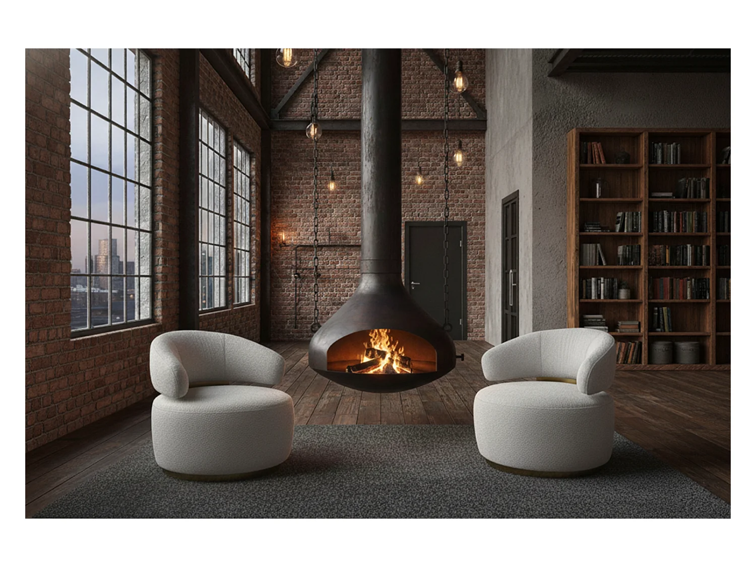 Draaibare fauteuil - Grijs Microvezel - FARA