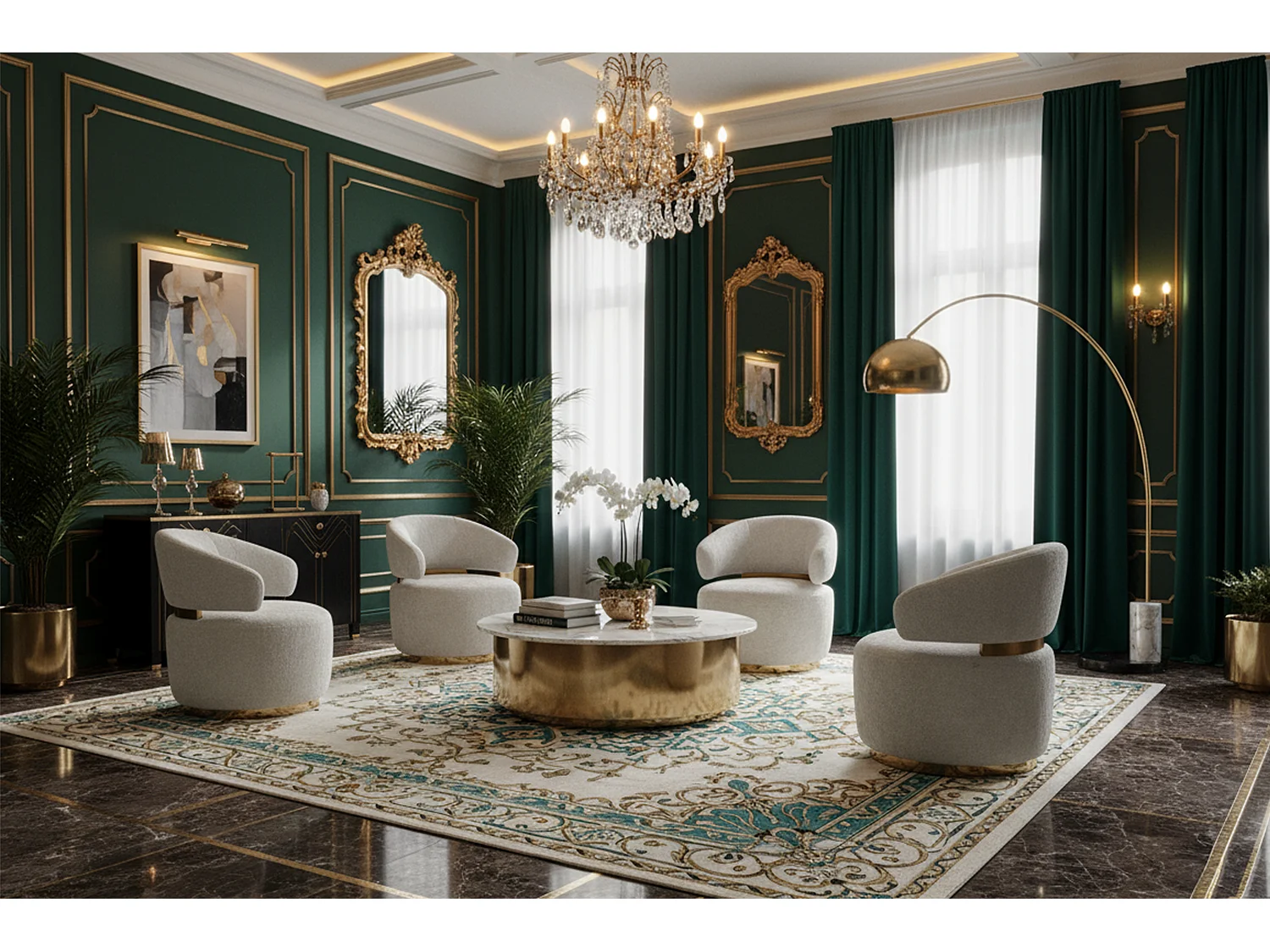 Draaibare fauteuil - Grijs Microvezel - FARA