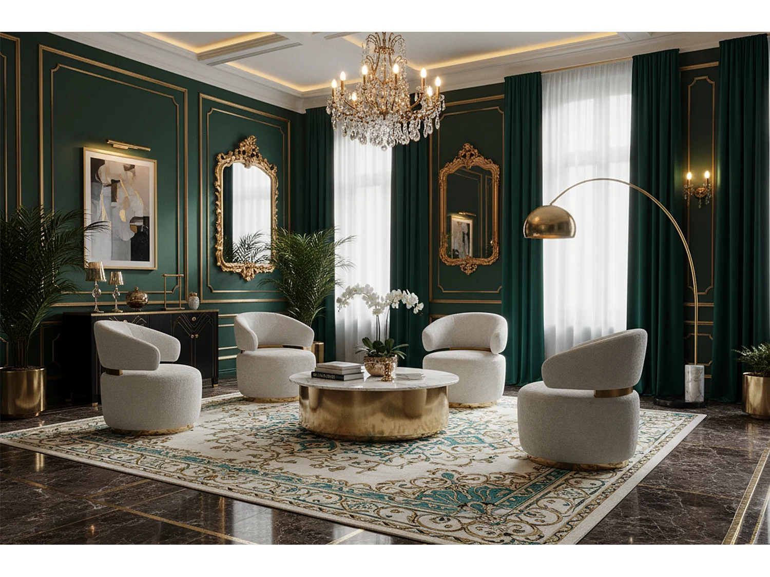 Fauteuil pivotant - Gris microfibre - FARA