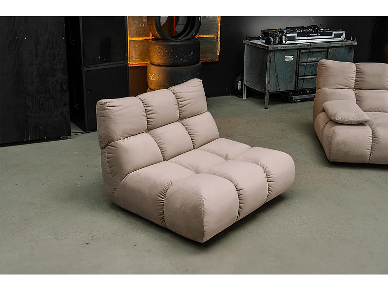 Drehsessel - Braun Velvet - VIVIEN