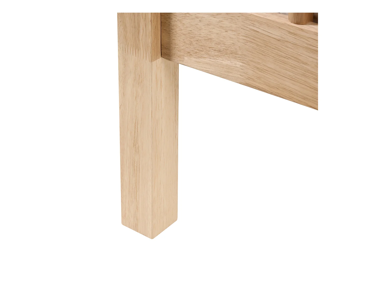 Lit à baldaquin Bois HARFLEUR 180 x 200 cm Marron clair