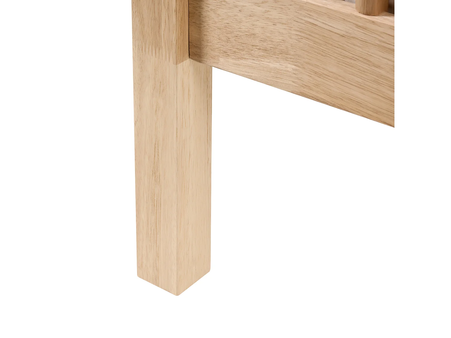 Lit à baldaquin Bois HARFLEUR 180 x 200 cm Marron clair