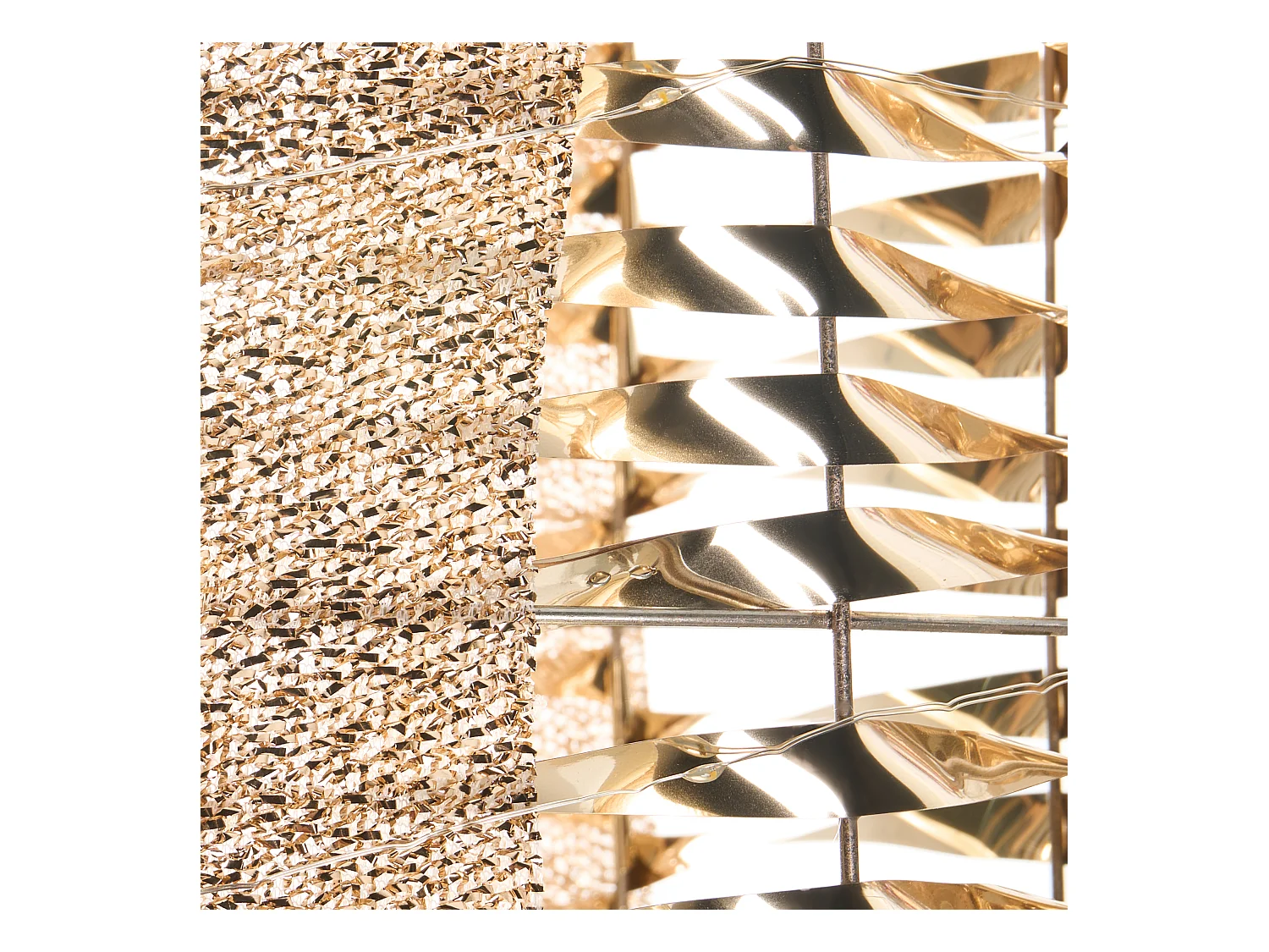 Lot de 3 décorations de Noël LED SLIVSO Cadeaux de Noël 20/25/30 cm Doré