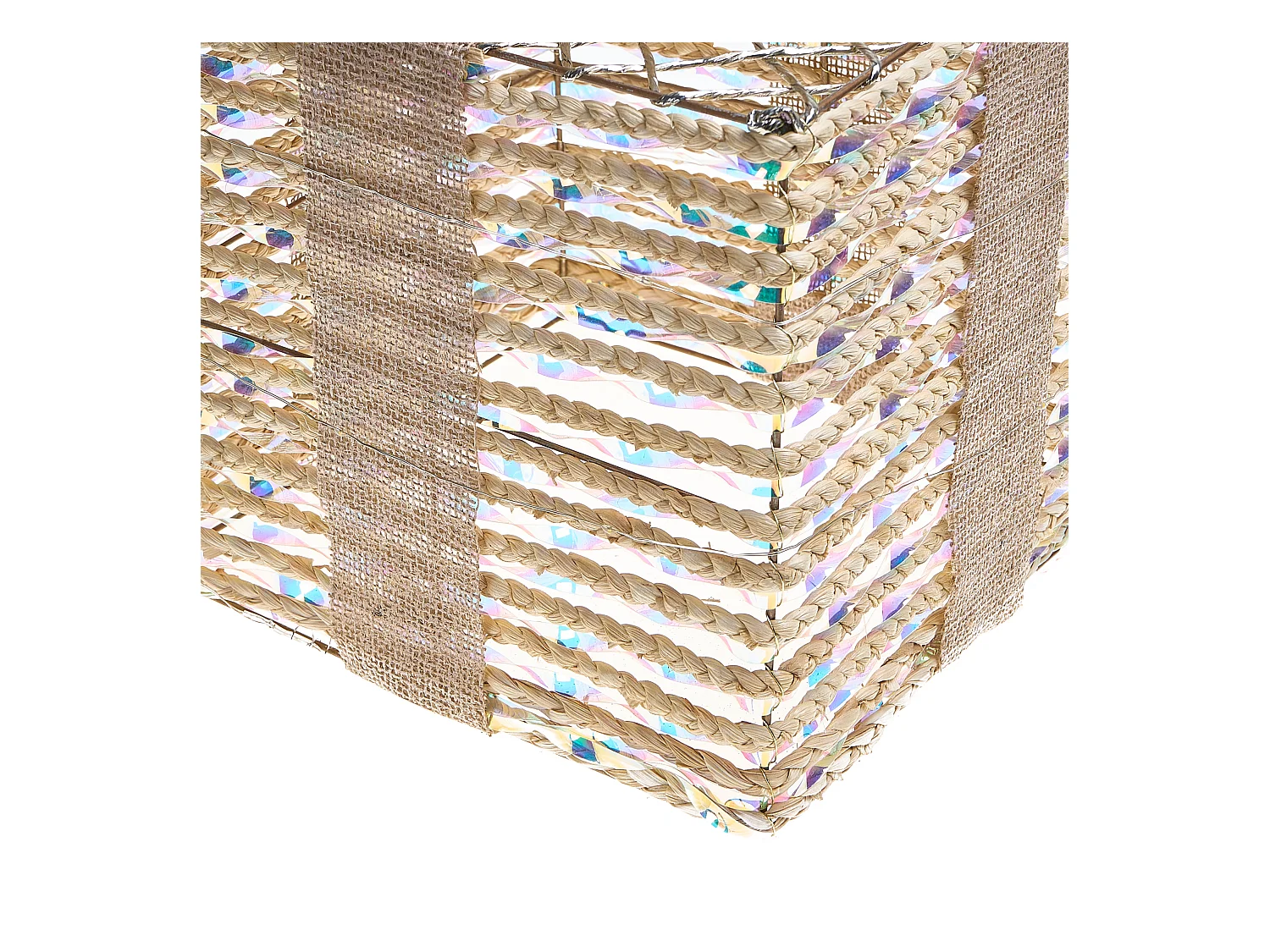 Lot de 3 décorations de Noël LED MOSSO Cadeaux de Noël 20/25/30 cm Beige