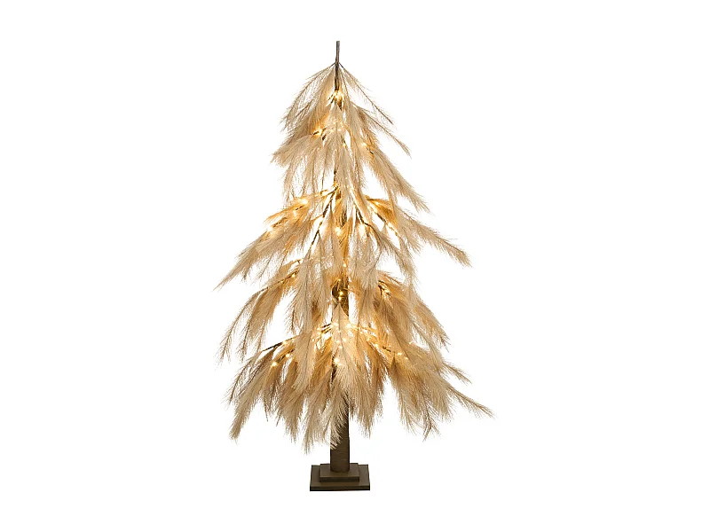 Décoration extérieure LED BIFROST Arbre de Noël 123 cm Beige