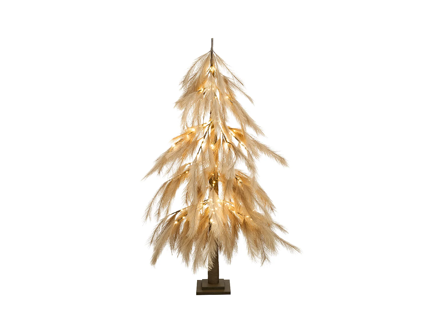 Décoration extérieure LED BIFROST Arbre de Noël 123 cm Beige