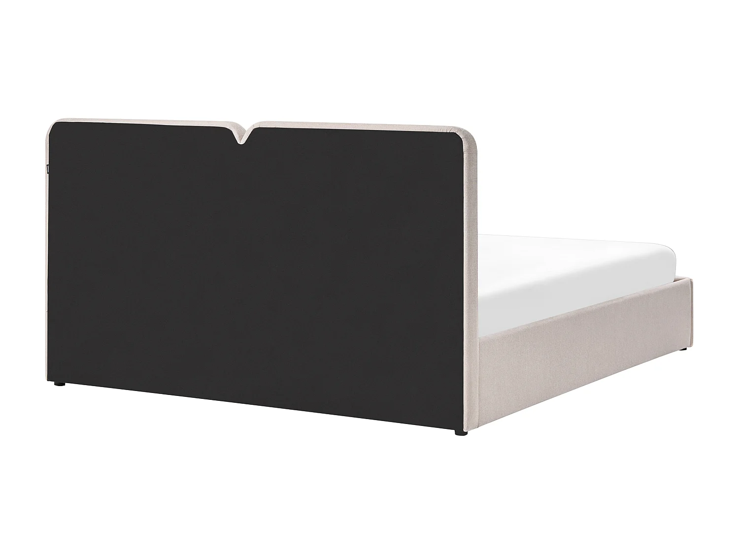 Lit ottoman Tissu ARBOIS 180 x 200 cm Beige