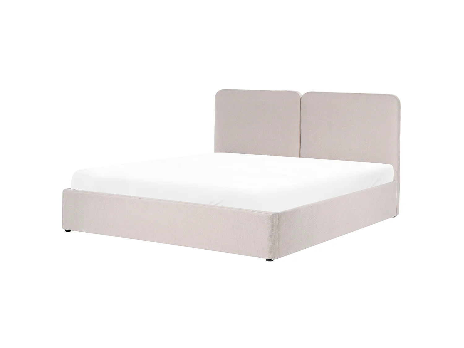 Lit ottoman ARBOIS Tissu Beige 180 x 200 cm