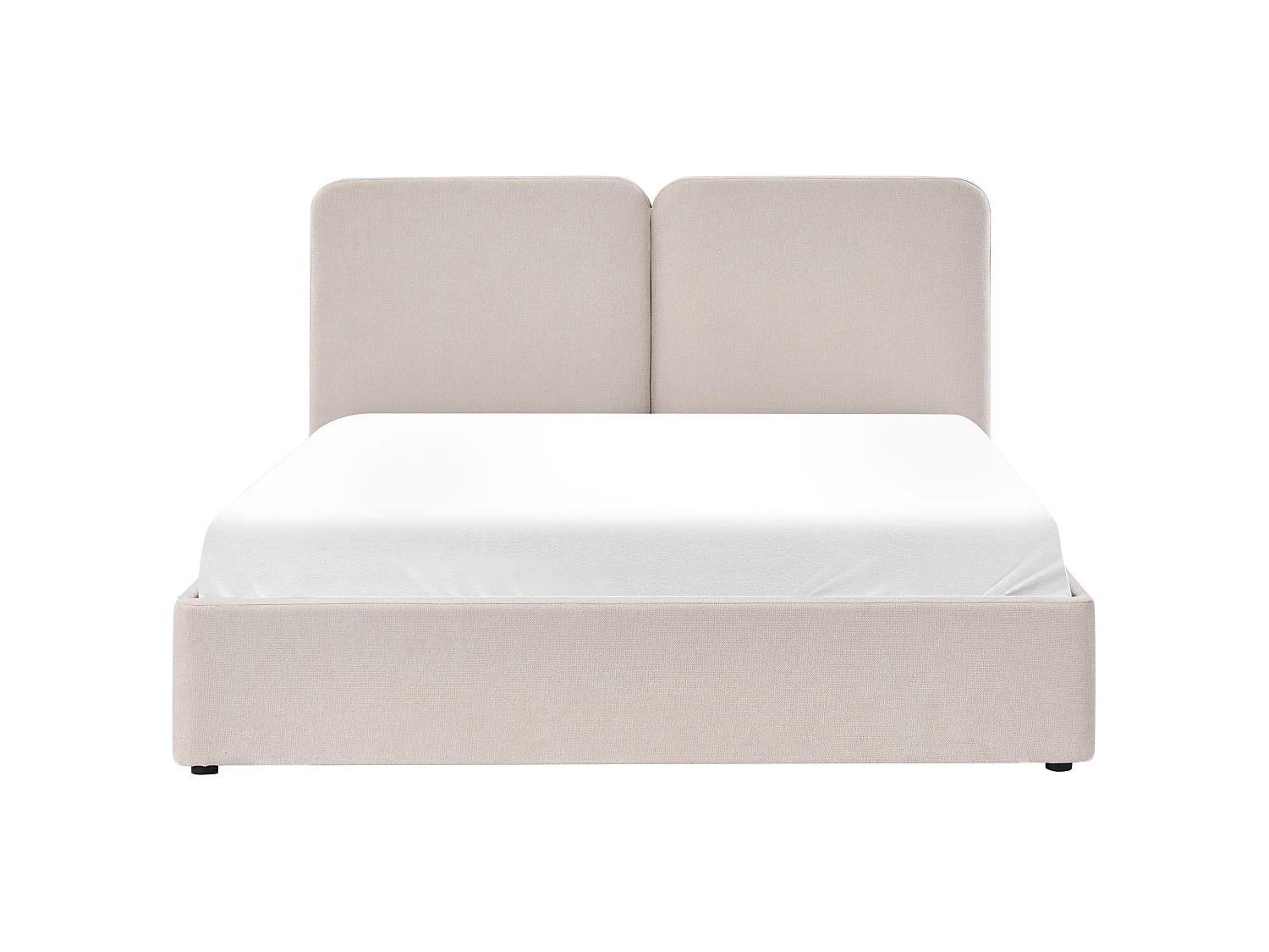 Lit ottoman ARBOIS Tissu Beige 180 x 200 cm