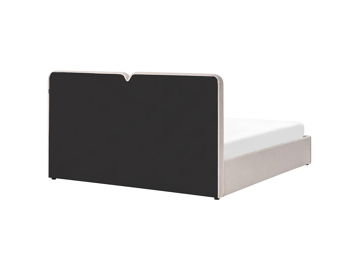 Lit ottoman ARBOIS Tissu Beige 180 x 200 cm