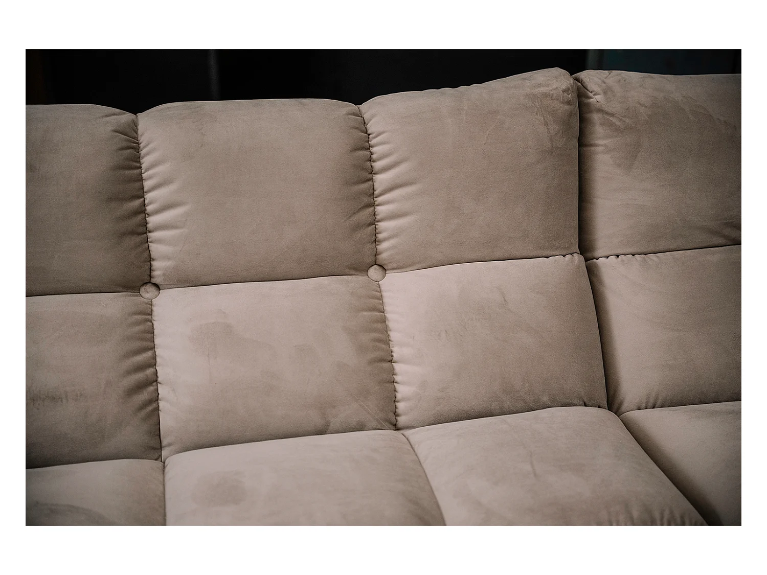 Ecksofa - Braun Velvet - VIVIEN