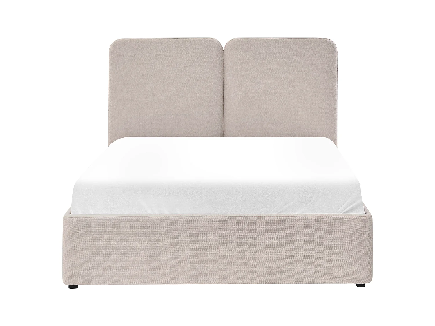 Lit ottoman Tissu ARBOIS 140 x 200 cm Beige