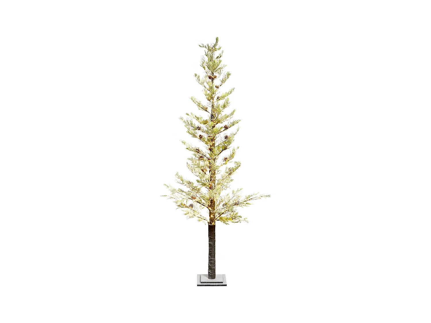 Décoration extérieure LED GRENIVIK Arbre de Noël 245 cm Blanc