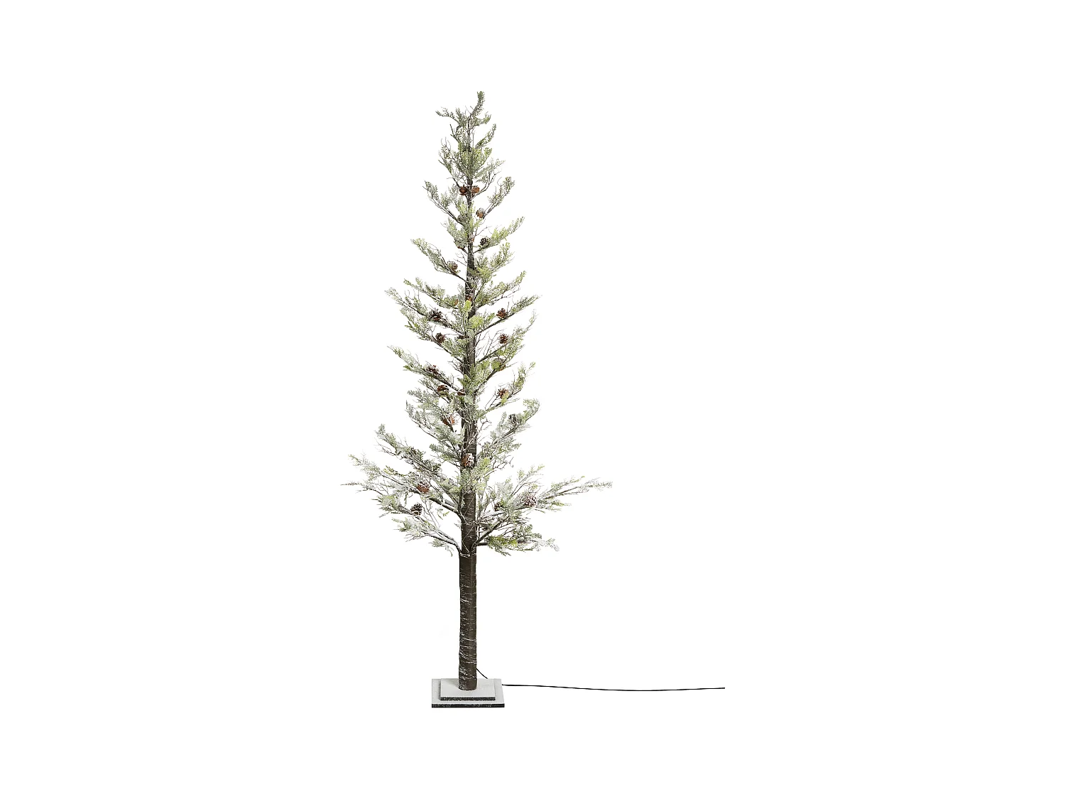 Décoration extérieure LED GRENIVIK Arbre de Noël 245 cm Blanc