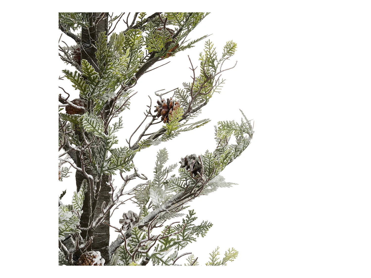 Décoration extérieure LED GRENIVIK Arbre de Noël 245 cm Blanc