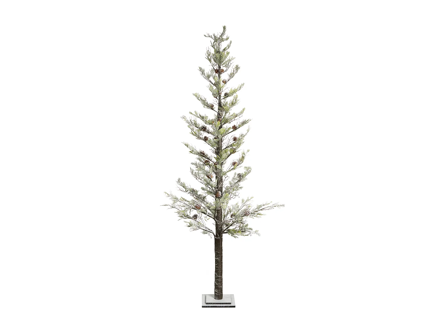 Décoration extérieure LED GRENIVIK Arbre de Noël 245 cm Blanc