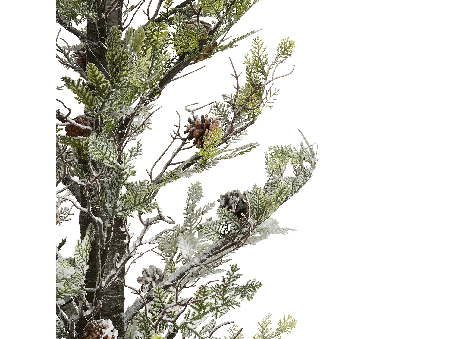 Décoration extérieure LED GRENIVIK Arbre de Noël 245 cm Blanc