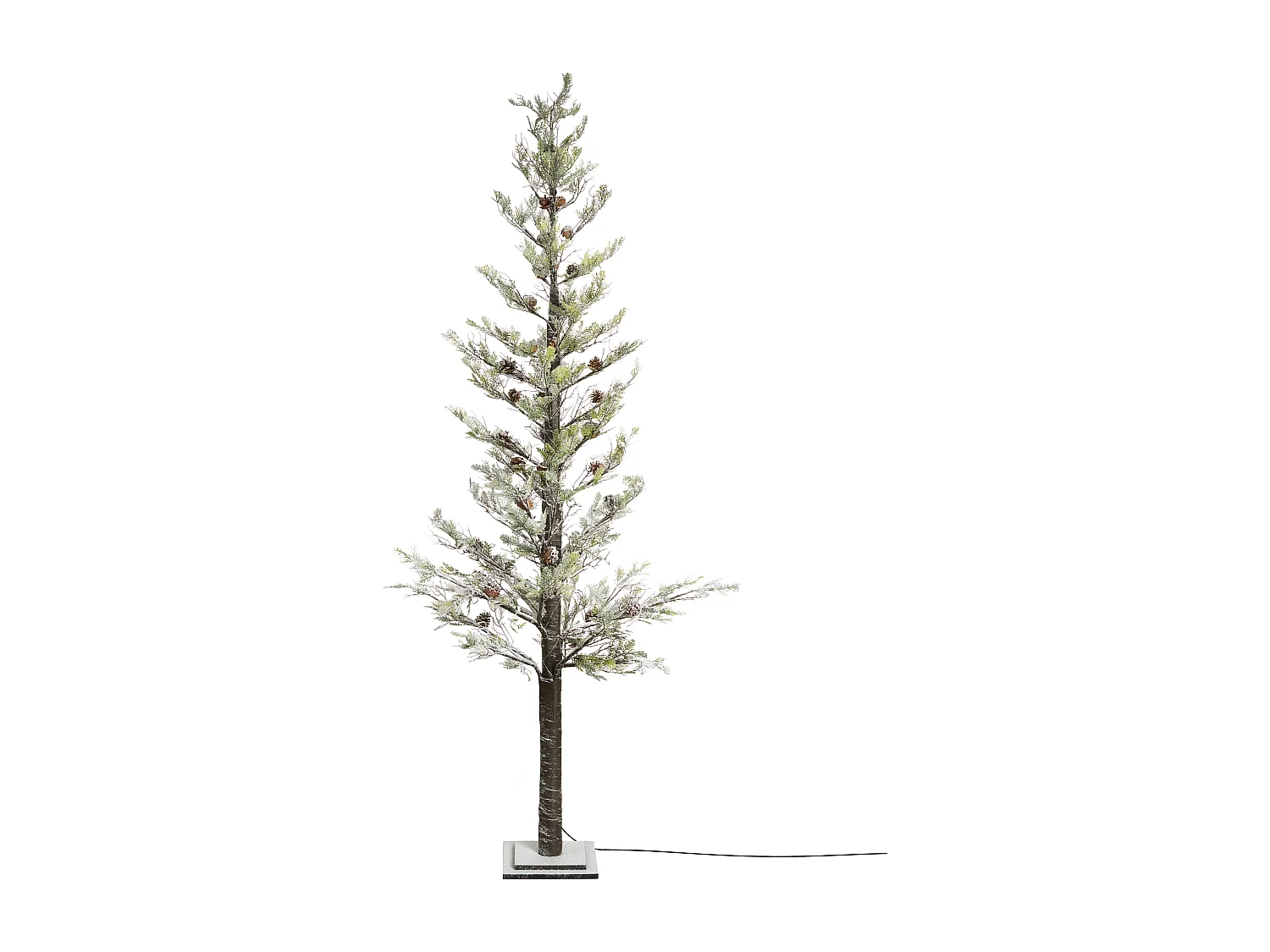 Décoration extérieure LED GRENIVIK Arbre de Noël 245 cm Blanc