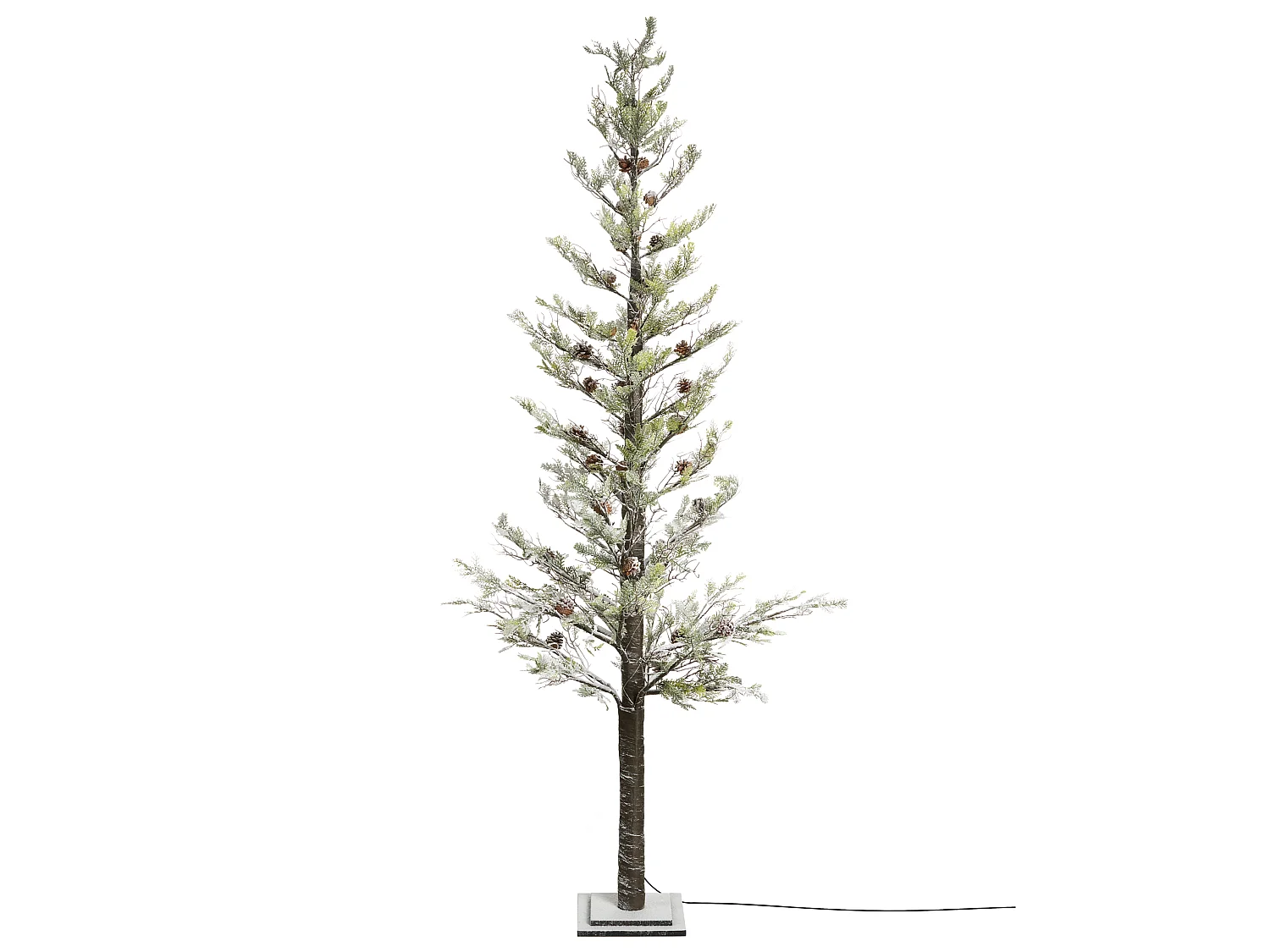 Décoration extérieure LED GRENIVIK 245 cm Arbre de Noël Blanc