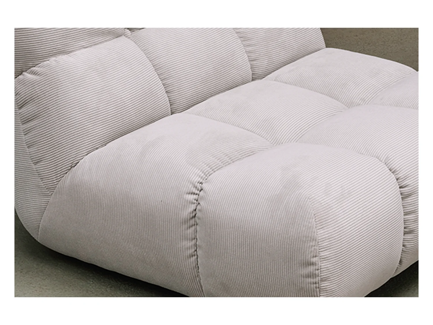 Drehsessel - Silber Cord - VIVIEN